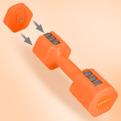 Gantere reglabile HMS HL03 2 x 2.5 KG - Img 4