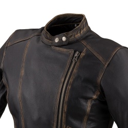 Geaca Moto Piele pentru Femei W-TEC Black Heart Lizza - Img 5
