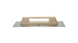 Gletiera dreapta, otel inoxidabil cu maner din lemn, 48cm - RUBI-72915 - Img 2