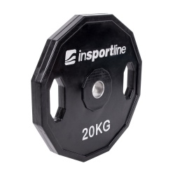 Greutate cauciucata 20kg/31mm inSPORTline Ruberton - Img 6