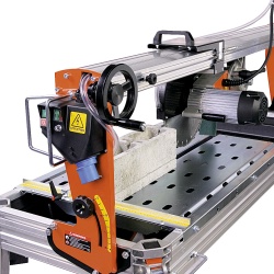 Masina de taiat marmura, granit 150cm, 2.2kW, SUPREME 150S cu laser si roti - Battipav-81501 - Img 3