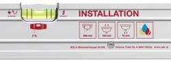 Nivela cu bula (Boloboc magnetic) cu profil tubular pentru instalatii, 100cm MRMI 100 - Sola-01491301 - Img 3