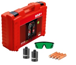 Nivela Laser Verde ATLAS GREEN multilinie si punct - 360°, 25m, Li-Ion - SOLA-71015701 - Img 3