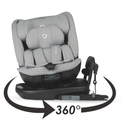 Scaun auto rotativ iSize Coccolle Velsa Neutral grey - Img 2