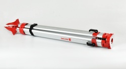 Trepied alumiuniu reglabil, 97-160cm - cap plat pt. lasere rotative sau nivele optice - Beiter BT160FH - Img 3