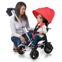 Tricicleta ultrapliabila Qplay Nova Rubber rosu - Img 6