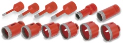 Carota diamantata pt. portelan, placi ceramice DryGres 7mm - RUBI-5994 - Img 3
