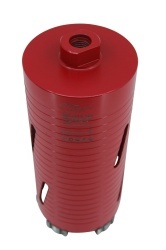 Carota diamantata Super PREMIUM ø89mm x 180mm x M16 pentru gaurire Beton armat, Zidarie, Granit - DXQZ.REDCORE.89 - Img 6