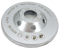 Cupa diamantata Turbo pt. Beton 125x22.2mm Profesional Standard - DXDH.4817.125C - Img 3