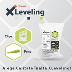 Distantiere autonivelare ( Clips-uri ) pt. gresie, faianta si placi - Rost de 1 mm - 100 buc - XLEV-PLC1100 - Img 3
