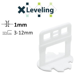Distantiere autonivelare ( Clips-uri ) pt. gresie, faianta si placi - Rost de 1 mm - 50 buc - XLEV-PLC150 - Img 5