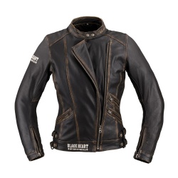 Geaca Moto Piele pentru Femei W-TEC Black Heart Lizza - Img 2