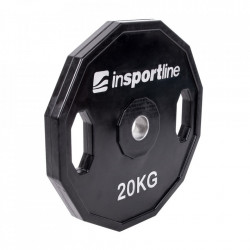 Greutate cauciucata 20kg/31mm inSPORTline Ruberton - Img 2
