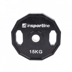 Greutate cauciucata olimpica inSPORTline Ruberton 15kg - Img 1