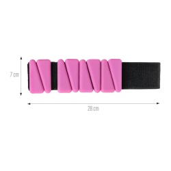 Greutati pentru incheieturi/ glezne HMS SNK01, 2x0.5 kg, Roz - Img 9