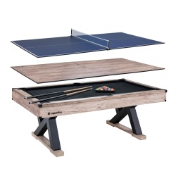 Masa de biliard 3 in 1 inSPORTline Residento - lemn deschis