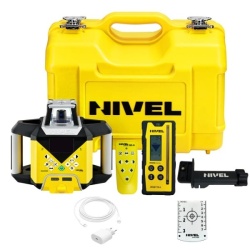 Nivelă laser rotativă cu fascicul verde, Nivel System NL620G Digital, cu receptor RD600 Digital, cu pante manuale X/Y și funcție TILT - Img 4