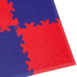 Piesa laterala covor de protectie puzzle inSPORTline Simple Albastru- 2 bucati - Img 3