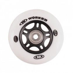 Roti WORKER 64 mm si rulmenti ABEC-5 Chrome - set 4 buc. - Img 2