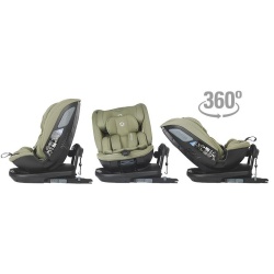 Scaun auto rotativ iSize 40-150 cm Coccolle Velsa Moss green - Img 3