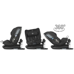 Scaun auto rotativ iSize Coccolle Velsa Jet black - Img 3