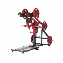 Standing Squat Machine Steelflex Plateload Line PLSS - Black-Red - Img 1