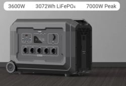 Statie acumulator portabil pentru incarcare rapida FastCharge, LiFePO4, Generator Solar Power Station - 3600W, 3072Wh - CNO-PS3 - Img 4
