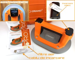 Ventuza Profesionala Heavy-Duty automata cu Vacuum Electrica display Digital, pentru placi, capacitate max. 220kg CRIANO - CNO-VHD220Li - Img 7