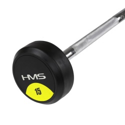 Bara haltera dreapta cu greutate fix HMS GSG-15, 15kg - Img 4