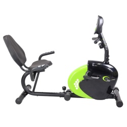 Bicicleta Magnetica Recumbent HMS R9259 PLUS, negru-verde - Img 3