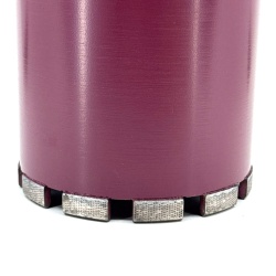 Carota diamantata segment Turbo Laser 3DTECH pt. beton armat diam. 112 x 400 (mm) - ULTRA Premium - DXQZ.3D1117.112 - Img 2