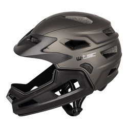 Casca Juniori Downhill W-TEC Estreito - Magic Matt Black - Img 3