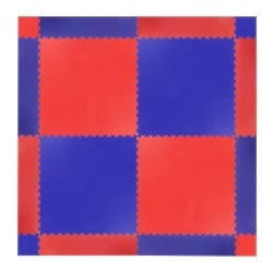 Colt covor de protectie puzzle inSPORTline Simple Albastru - 4 bucati - Img 12
