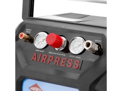 Compresor de aer cu piston, fara ulei - Blue Series 1.1kW, 126 L/min, 8 bari - Rezervor 6 Litri - AirPress-H215/6-36943 - Img 4