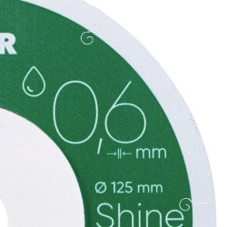 Disc diamantat DiStar Shine ultra-subtire (0.6mm) pt. Gresie portelanata, placi ceramice - 125x22.23 (mm) Super Premium - DiStar-11127457030 - Img 4