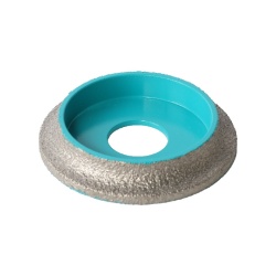 Freza diamantata pentru profilare granit, marmura, gresie Profil Semirotund , R-10mm, ∅75x22,23mm - BIHUI-DGV310 - Img 3