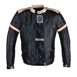 Geaca Moto Piele pentru Barbati W-TEC Hellsto - Img 2