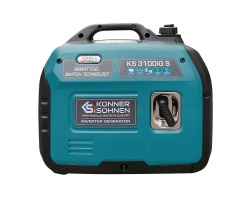 Generator de curent 3.1 kW inverter - HIBRID (GPL + benzina) - insonorizat - Konner & Sohnen - KS-3100iG-S - Img 2