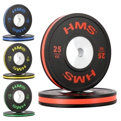 Greutate Bumper Plate 10 kg/51 mm HMS BTBR10 - Img 3