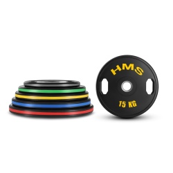Greutati olimpice cauciucate HMS TOG05 2 x 5 kg/50 mm - Img 2