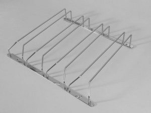 Grile metalice H604D suport pahare cu talpă cu 4 părți 420x70x332 mm, crom