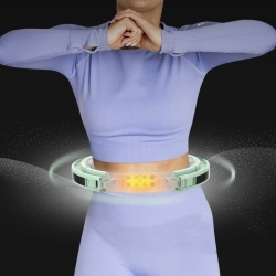 HHM13 HULA HOOP GREEN MAGNETIC WITH WEIGHT + COUNTER HMS - Img 9