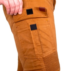 Jeans moto barbati W-TEC Wallbridge Olive - Img 7