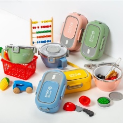 Lunchbox Nava We care 800 ml albastru - Img 9