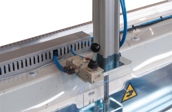 Masina de prelucrat marmura Manta JR Basic 45°, cap fix si invertor - lung. max. 350cm, 5.5 kW, 400V - Mondial-150813 - Img 4