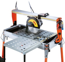 Masina de taiat placi, materiale de constructii - 200cm, 2.2kW, PRIME 200S, kit laser si roti - Battipav-92001 - Img 4