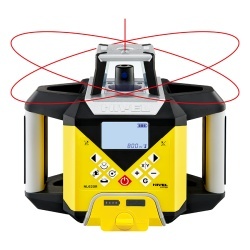 Nivelă laser rotativă cu fascicul roșu, Nivel System NL620R Digital, cu receptor RD600 Digital, cu pante manuale X/Y și funcție TILT