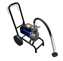 Pompa de vopsit si zugravit AIRLESS Diafragma Profesională cu Carucior - Complet Echipata - 1/4", 1.8kW, 5L/min - CNO-APSD5-CART - Img 3
