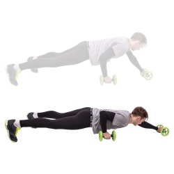 Roata exercitii inSPORTline Ab Roller Double - Img 10