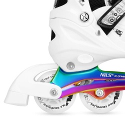 Role Reglabile 4in1 Nils Extreme LED NH10905-Roz curcubeu - Img 5